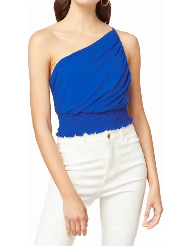 One Shoulder Crop Top
