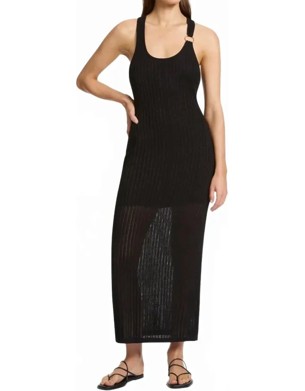 Tirari Nights Knit Maxi Dress