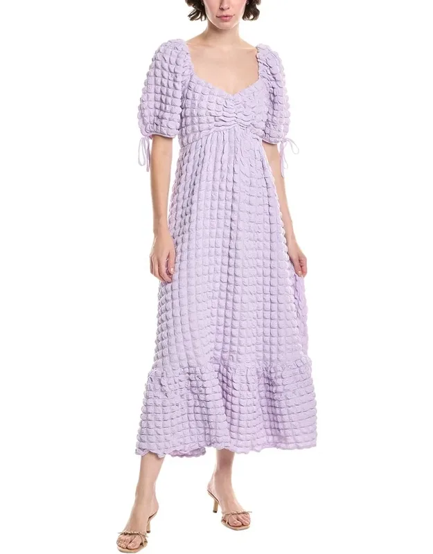 Textured Maxi Dress