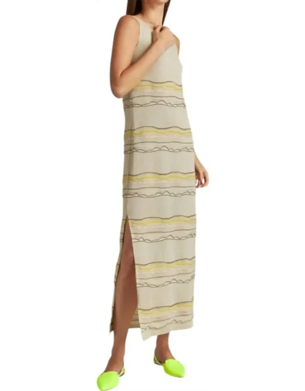Striped Midi Dress