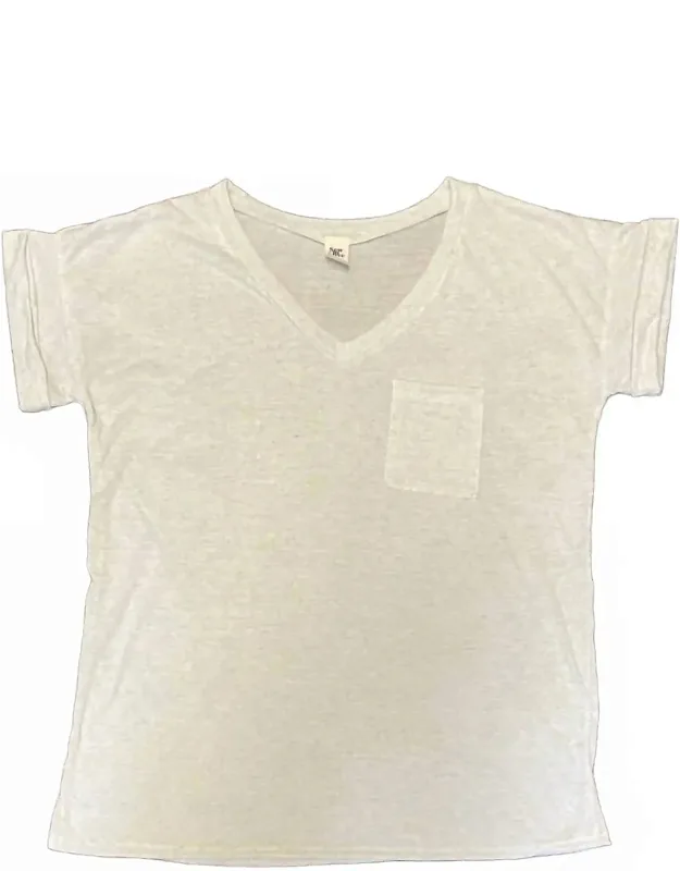 Boyfriend Pocket Top