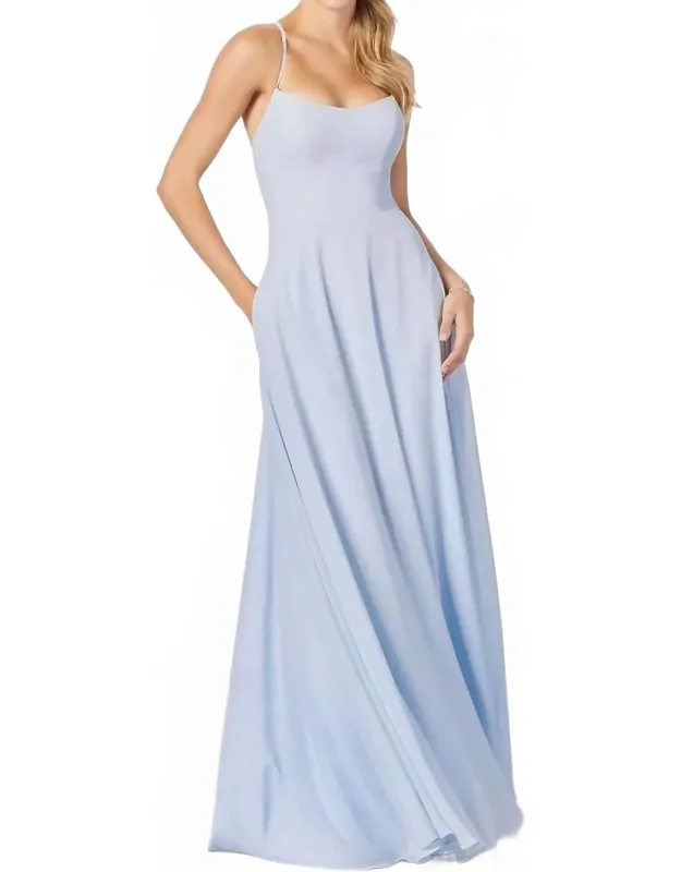 A-line Chiffon Dress
