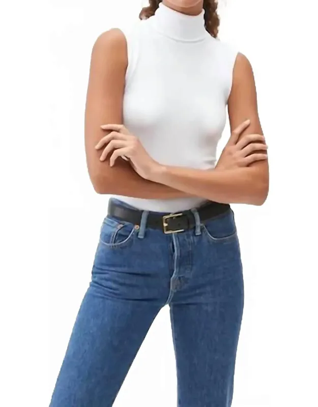 Turtleneck Shell Top