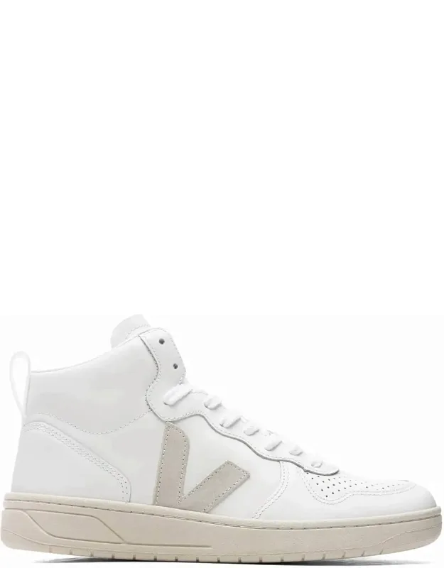 V-15 Leather High Top Sneakers
