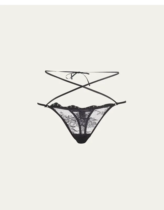Jolie Strappy Lace Thong