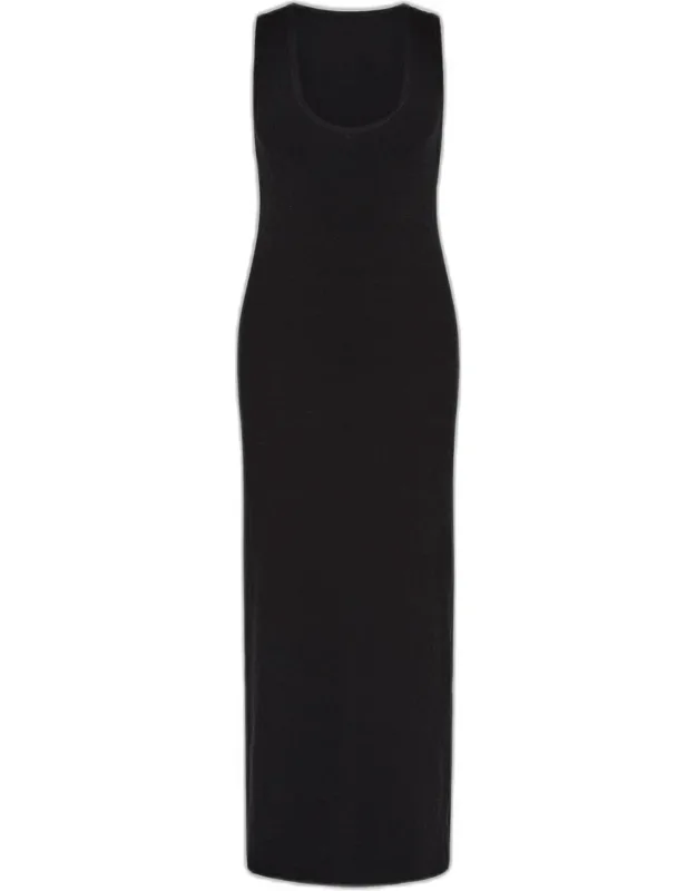 Scoop-neck Maxi Dress