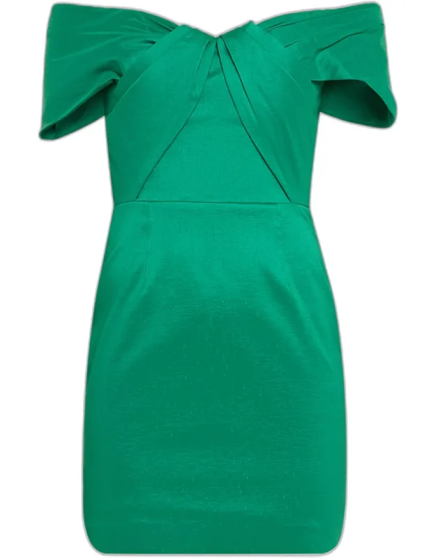 Off-shoulder Bodycon Mini Dress