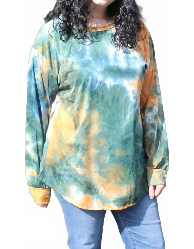 Tie Dye Long Sleeve Top