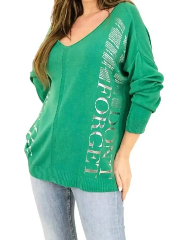 Arianna Pullover V-neck Knit Sweater