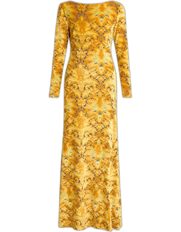 Open-back Maxi Dress
