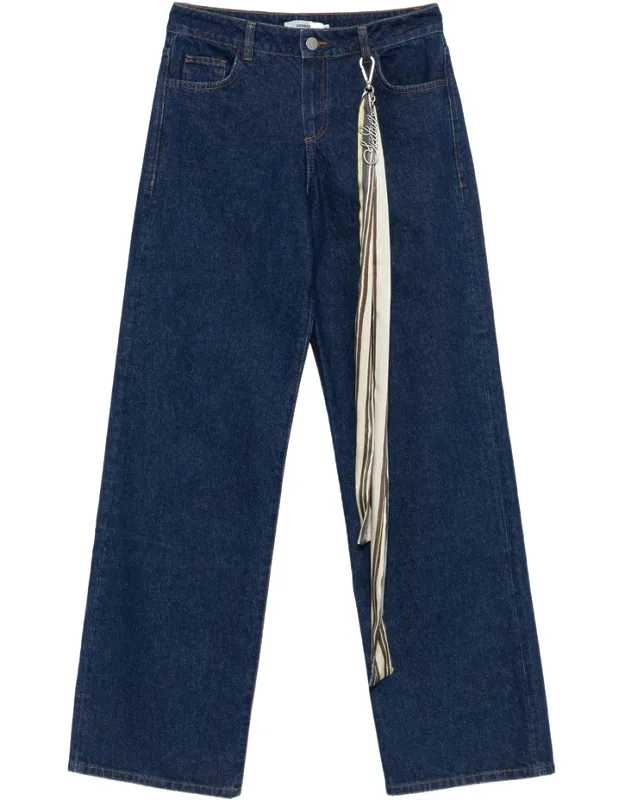 Odette Scarf-detail Jeans