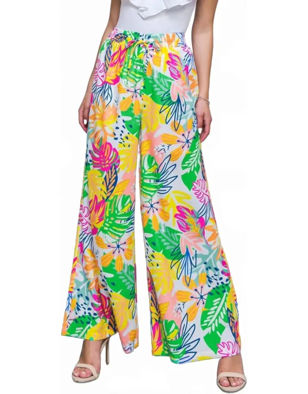 Deco Jungle Drawstring Pants