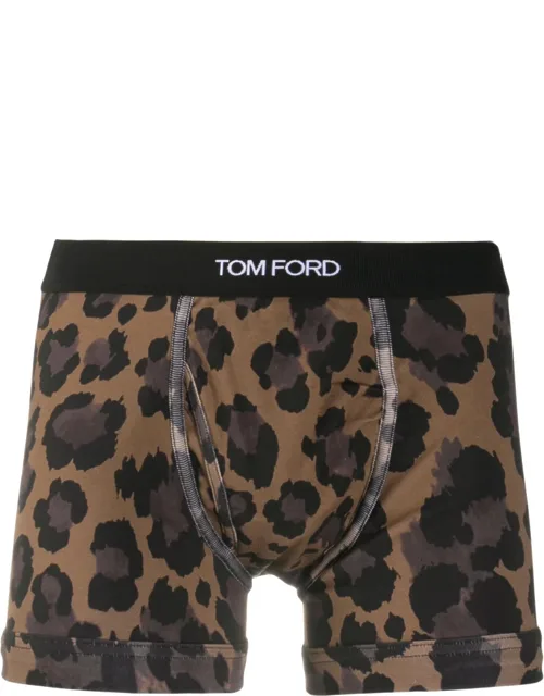 Leopard-print Boxers