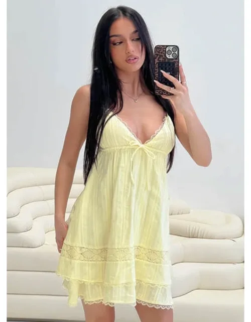Cherubs Lace Babydoll Mini Dress