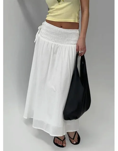Vence Ruched Maxi Skirt