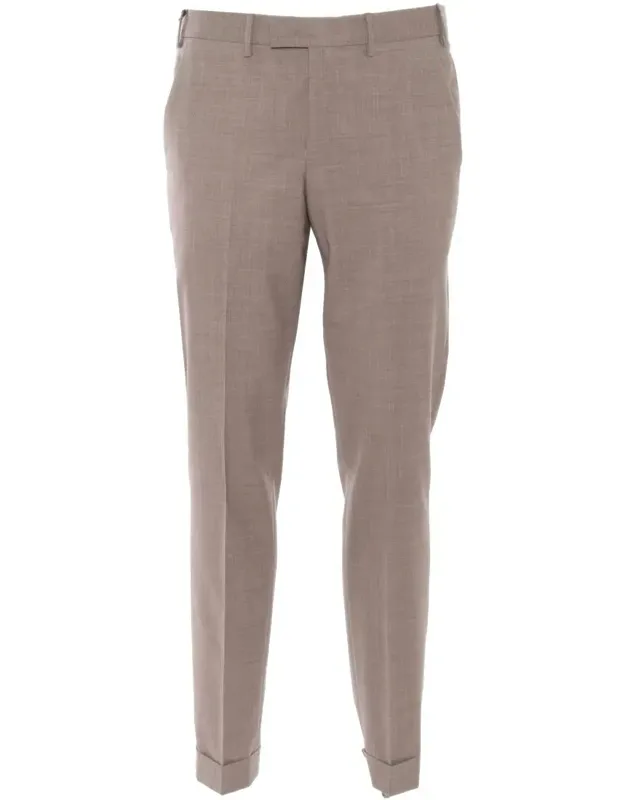 Pt Torino Pants Stretch Virgin Wool Trousers