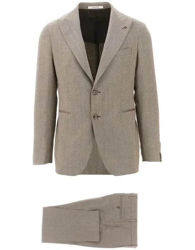 Twill Tailored Single-breasted Suit