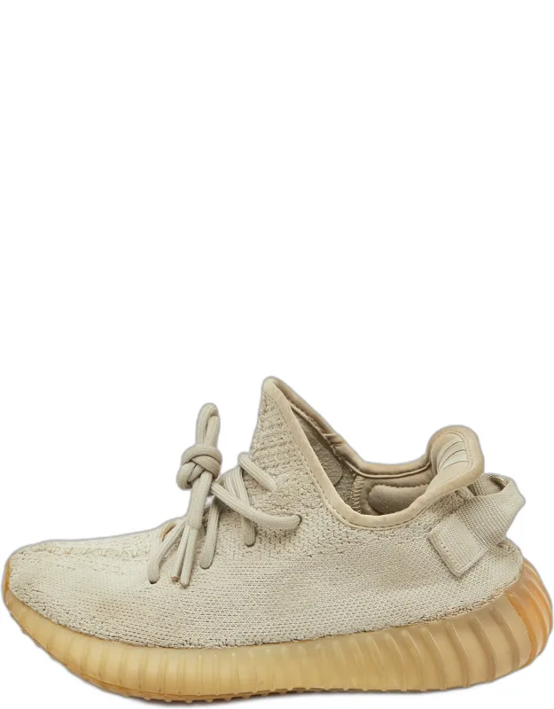 Knit Fabric Boost 350 V2 Sesame Sneakers