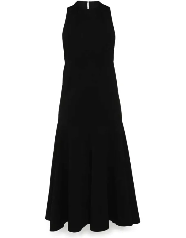 Dress With Round Neckline