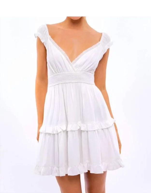 Ruffle Mini Dress