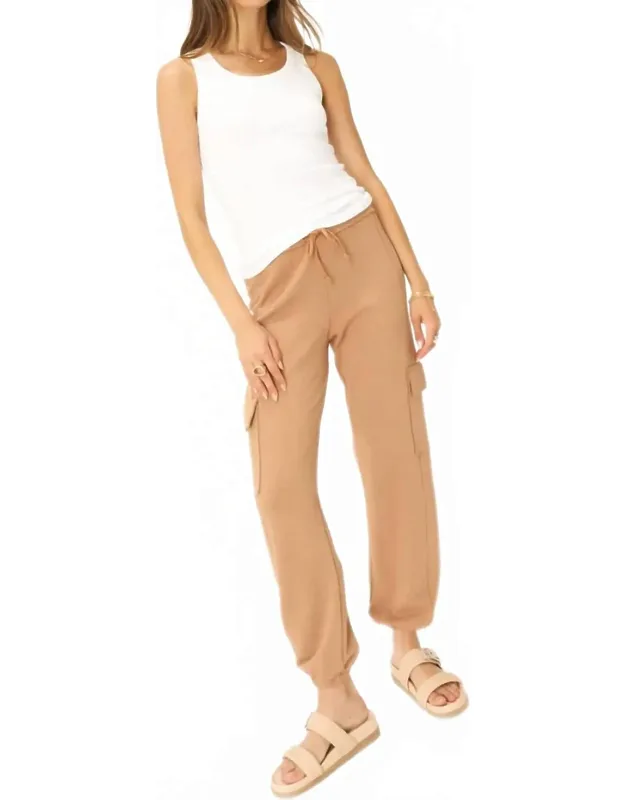 Raw Edge Cargo Pants