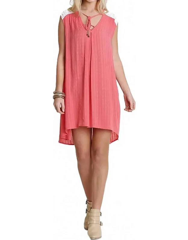 Bohemian Lace Sleeveless Dress