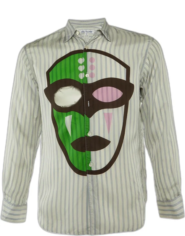 Cut-out Mask Shirt