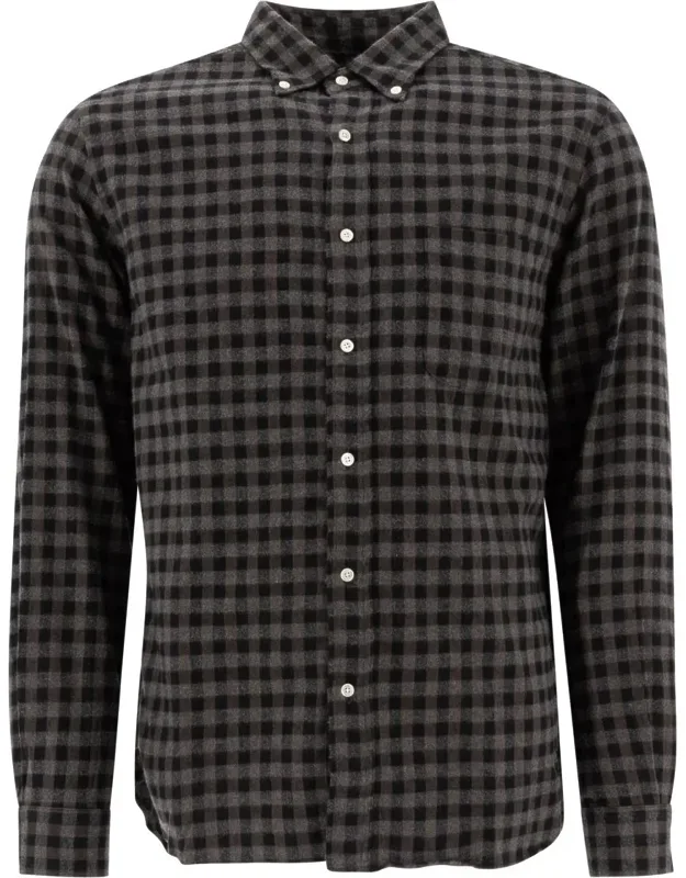 Gingham Check Shaggy Shirt