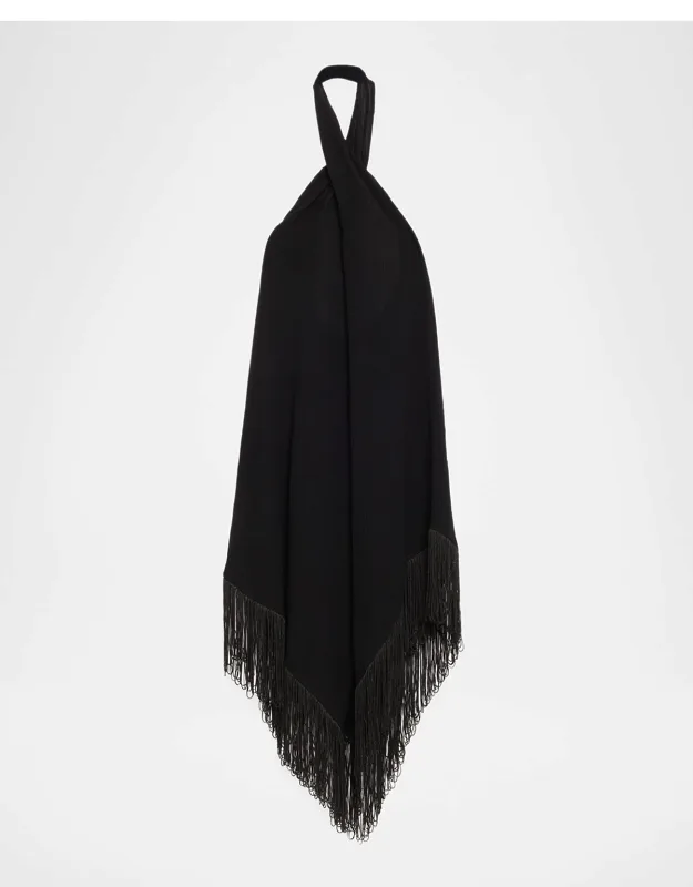 Fringe-trim Dress