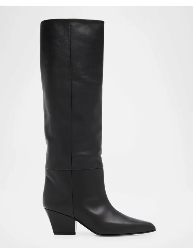 Leather Knee Boots