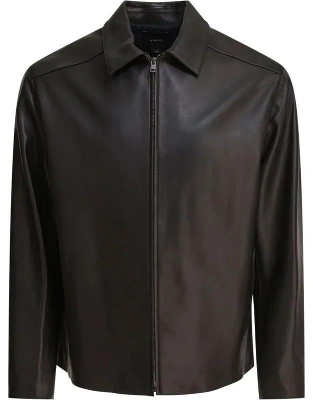 Leather Jacket With Zipper