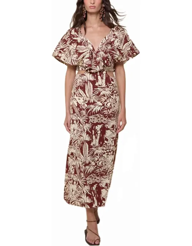 Eternal Jungle Ankle Dress