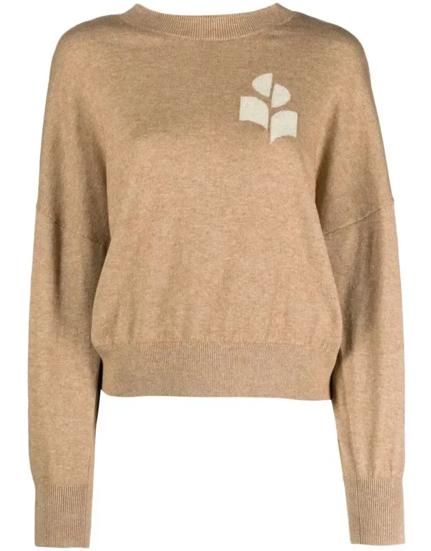 Mixed Cotton Logo Sweater