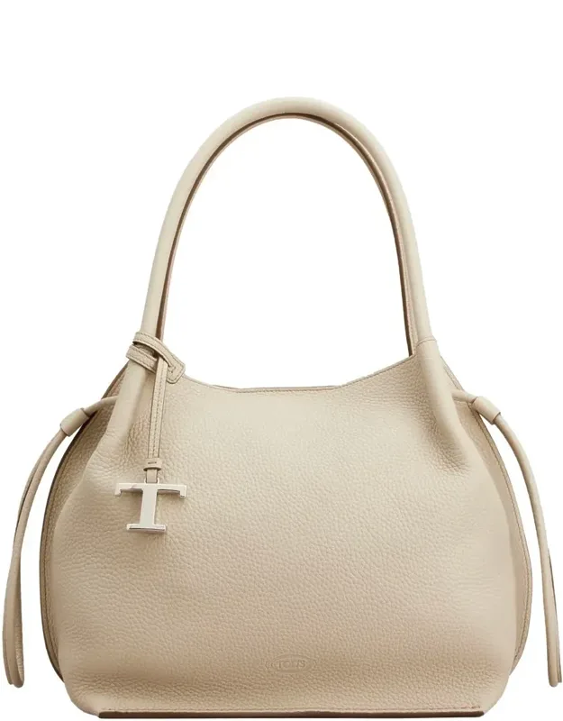 Leather Medium Bucket Bag