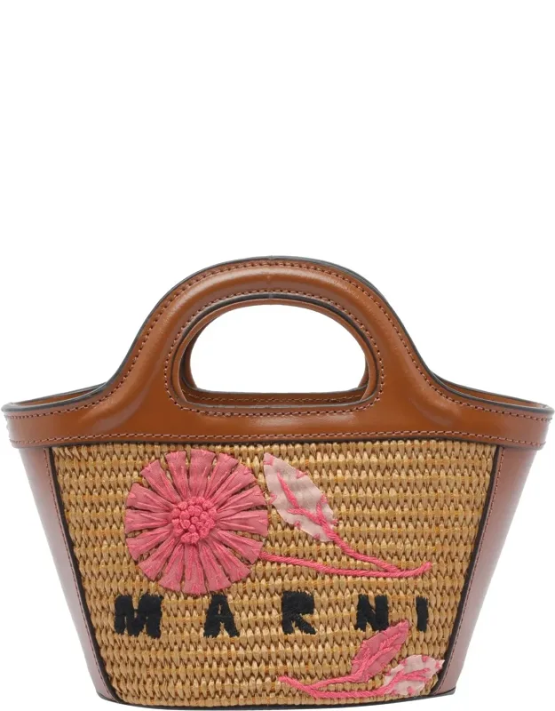Micro Tropicalia Handbag, Adjustable And Removable Shoulder Strap