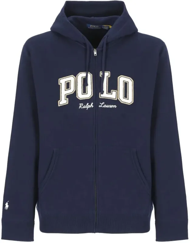 Ralph Lauren Sweater With Hood And Zip Fastening