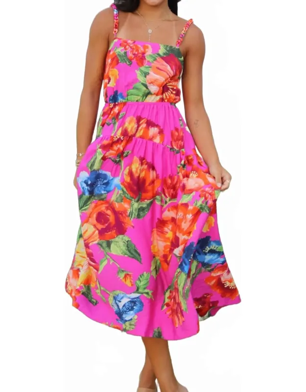 Braided Strap Maxi Dress