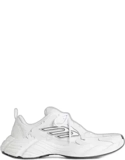 Sneakers Monday With Non-slip Rubber Sole And Lace-up Closure