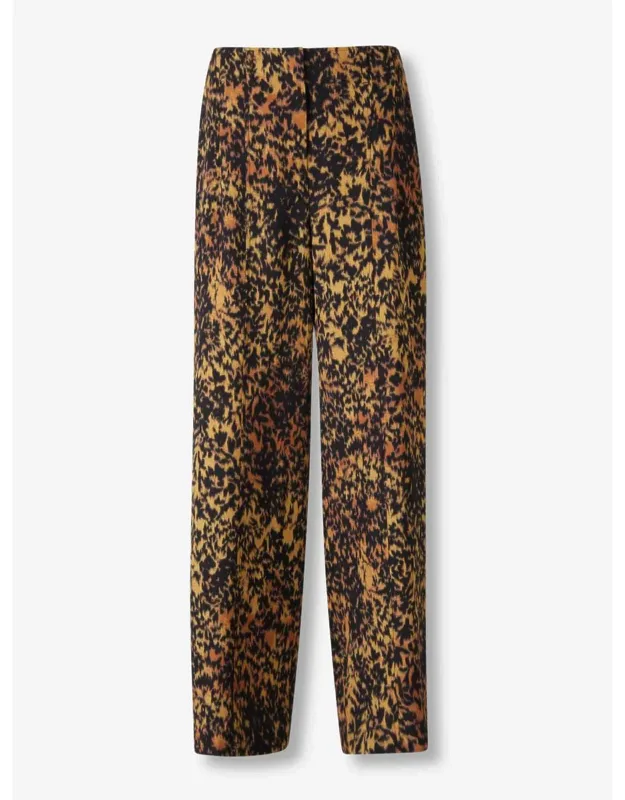 Wide Leopard Pants
