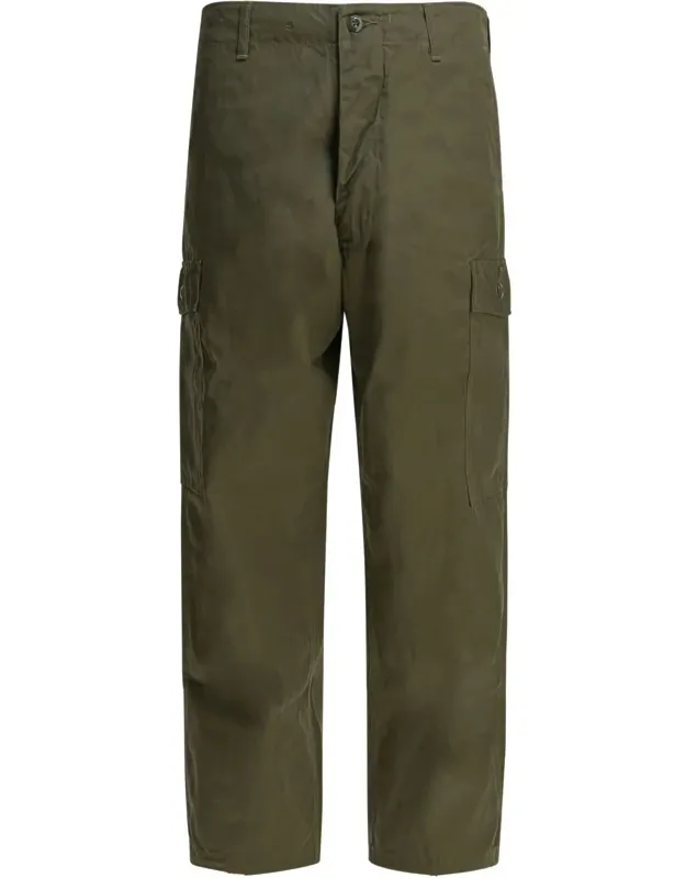 Cotton Poplin Cargo Pants