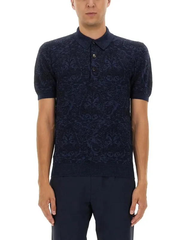Polo Shirt With Pegasus Embroidery