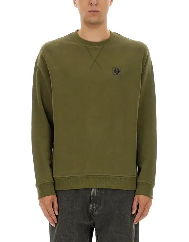 Sweatshirt With Logo Patch