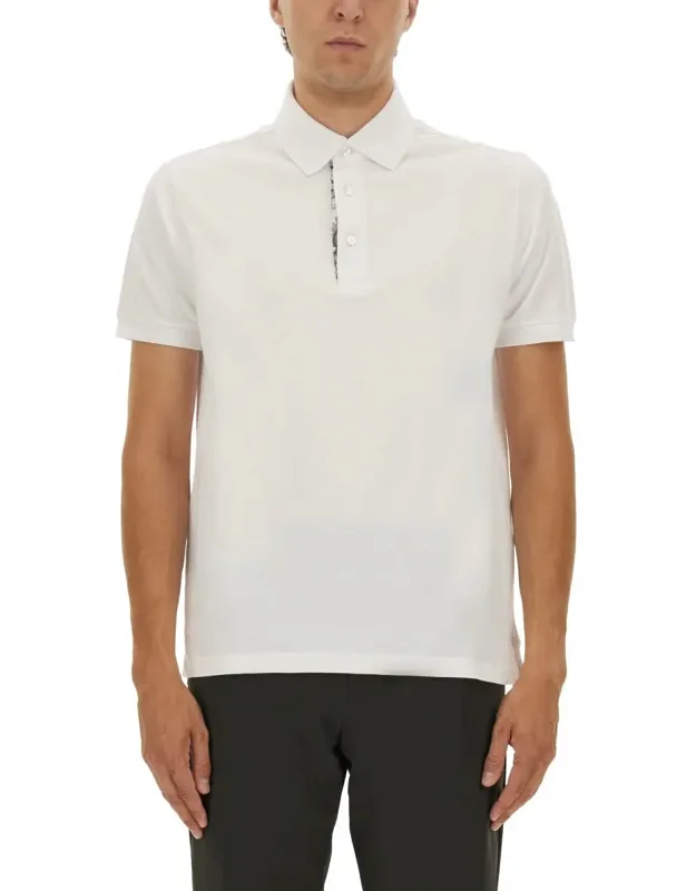 Polo Shirt With Embroidered Pegasus