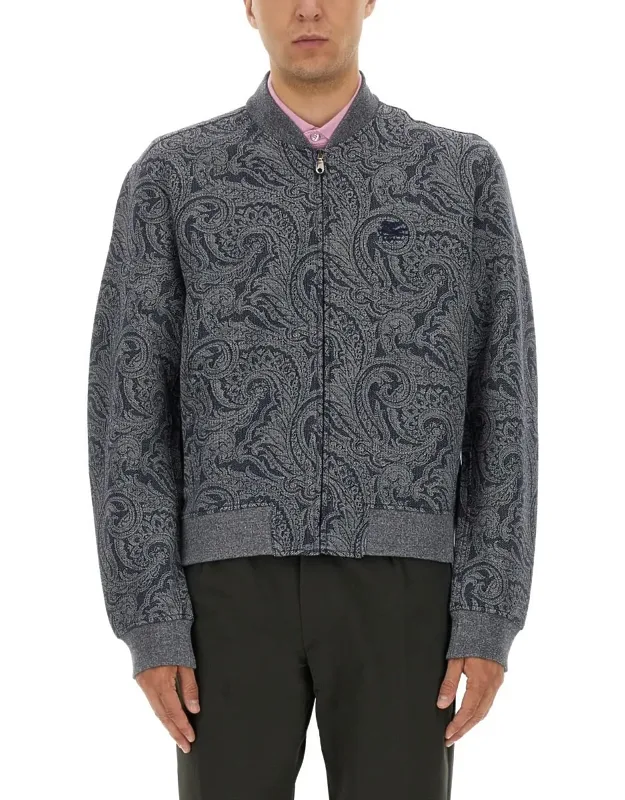 Jacquard Bomber Jacket