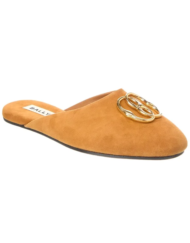 Suede Mules