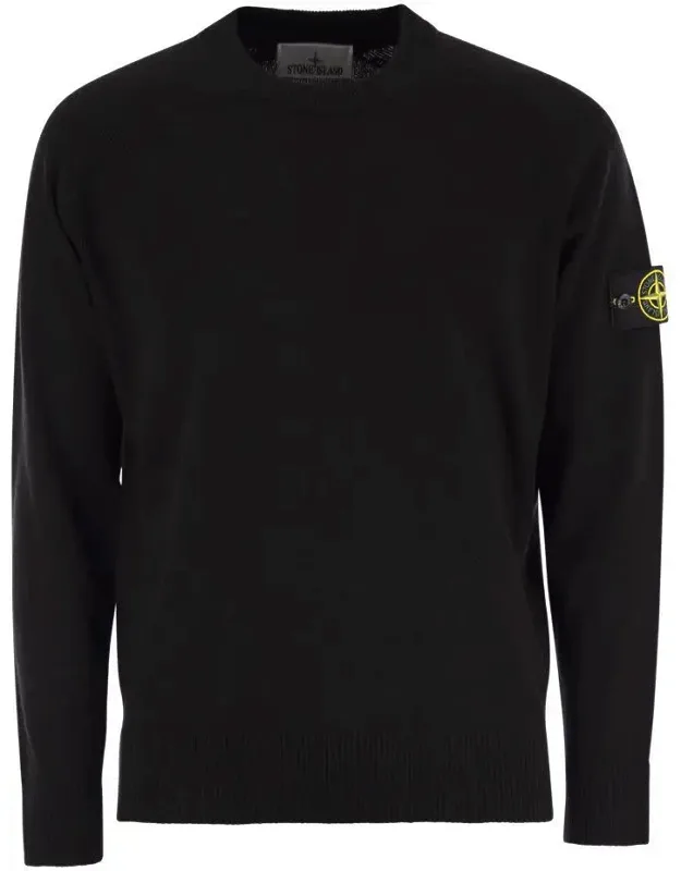 Crew-neck Jumper With Raglan Sleeves And Ribbed Edges