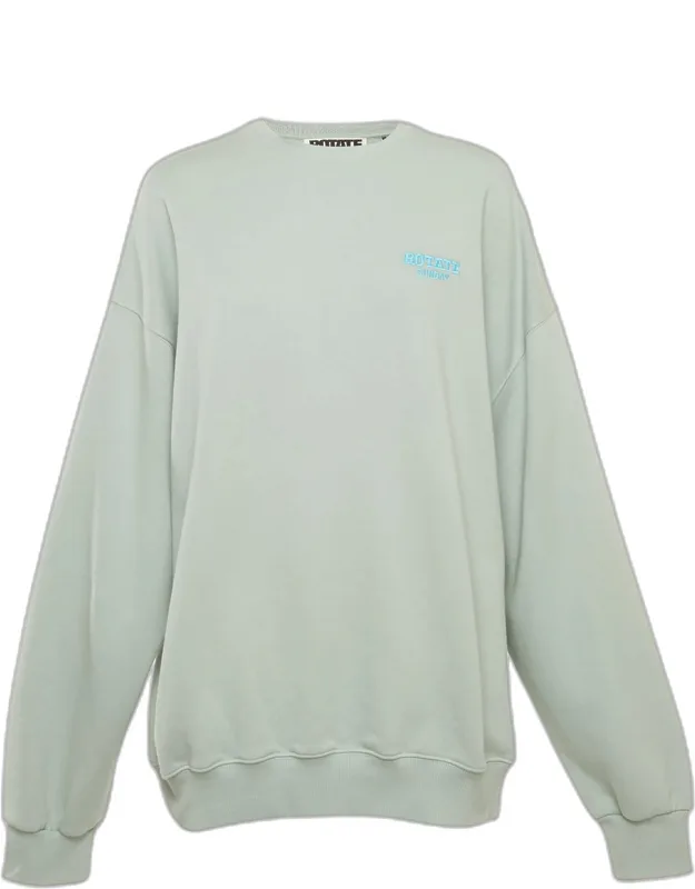Cotton Iris Crew Neck Sweatshirt
