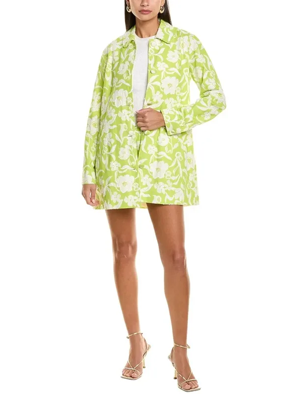 Linen-blend Coat