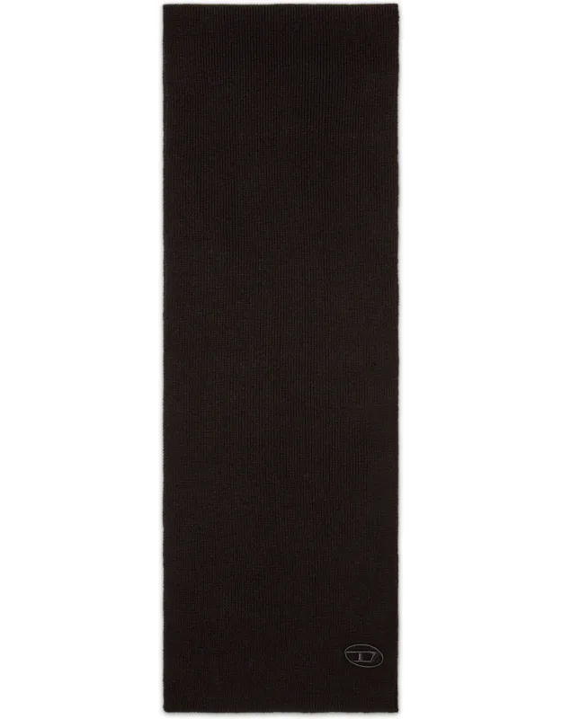 Ribbed Wool-blend Scarf