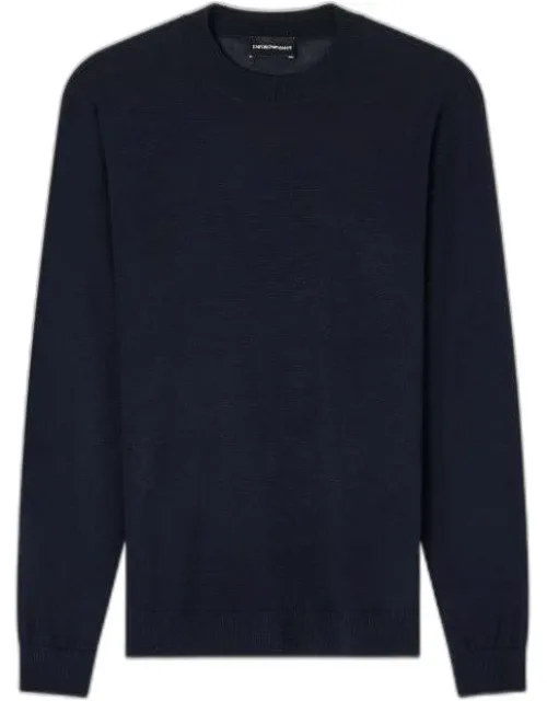 Sweater Crewneck Pure Virgin Wool